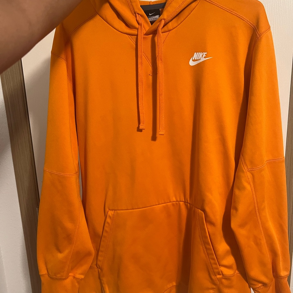 Nike Orange Sweatshirt Bold Athletic Design